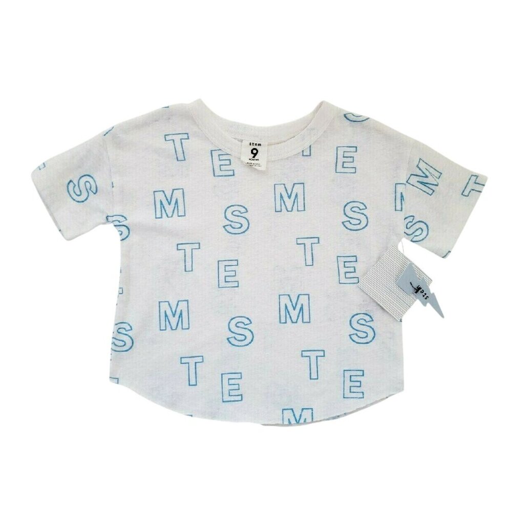 NWT Stem Alphabet Tee - 12 M